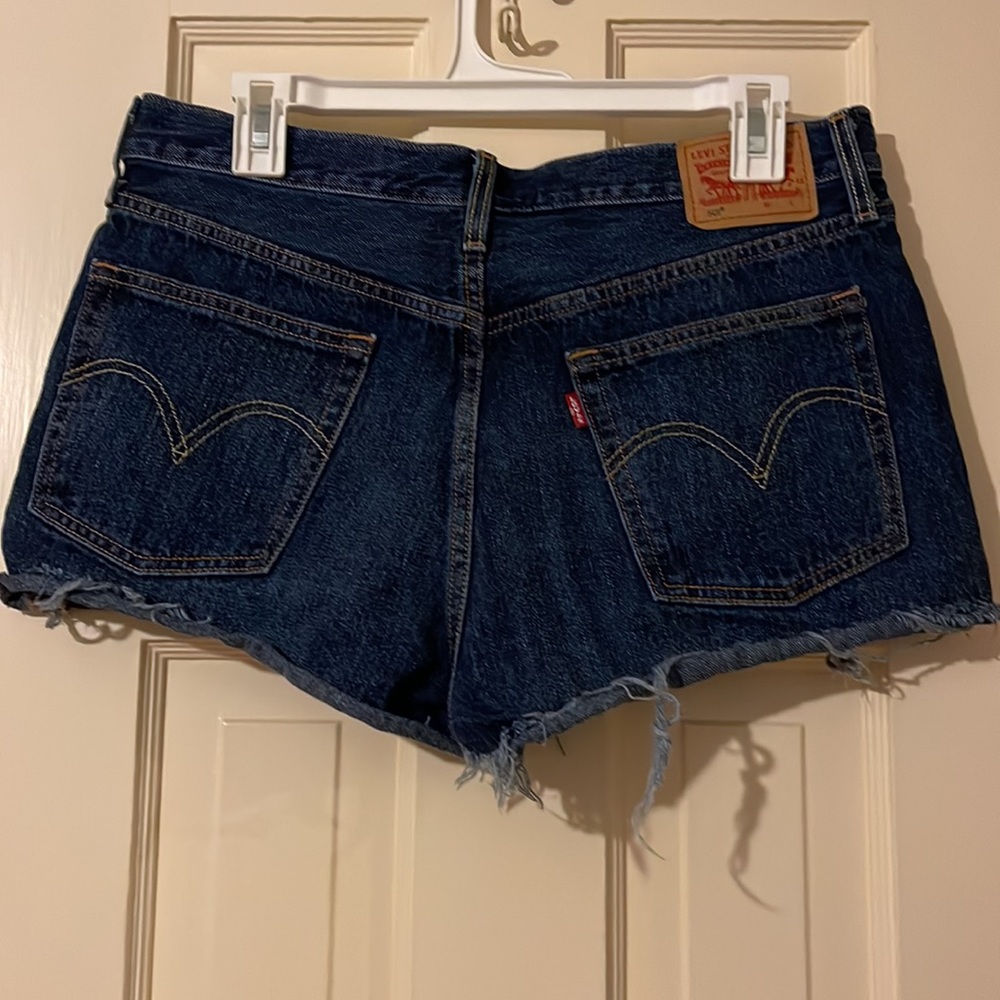 Levi’s 501 High-Rise Denim Shorts - Picture 4 of 13